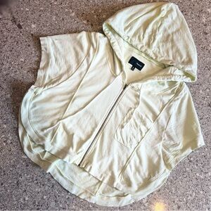 Hurley Light Green Short Sleeve Zip Hoodie